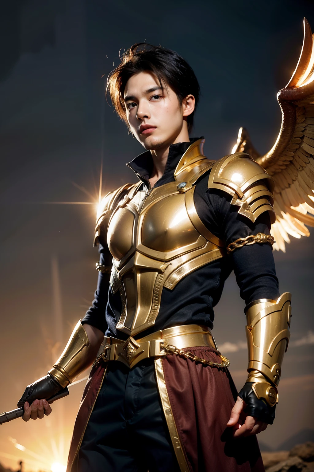 Fantasy,Male protagonist,Golden Light,Phoenix,Small,powerful