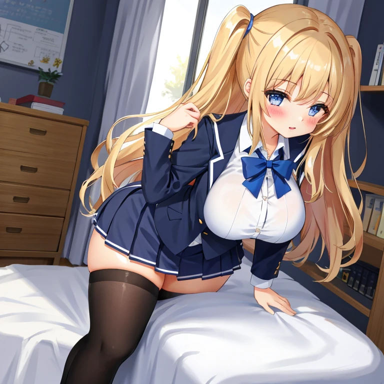 A woman School Uniforms lying down {{{masturbates vigorously}}}. {love juice}, hanging breasts, Seductive anime girls, Wallpaper anime Blue Water, Realistici School Uniforms, Beautiful Attractive Anime Woman, 4K Digital Art, lascivious, High-Definition, Open your legs wide, Penis insertion into vagina, open your legs wide, pornographic pose, ascension, conception,
