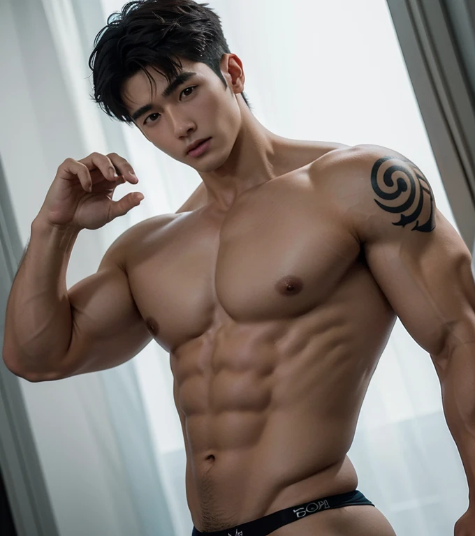 Chinese Men God, Mythology, Chinese odyssy, Handsome , young baby face, Topless, Muscles, Athlete body, Full Frame, y, Professional Lighting, Hanfu Outfit, Chinese Heaven Background,white g string Underwear, white transparent thong , Sexig bulge form sick shape, manly Warrior, Hanfu God, Hanfu Male, Hanfu Nobel, naked,uce, Sex AppealsAlafard man shirtless carrying a wet transparent coast, muscular body, handsome, manly, inspirite by Zhang Han, Cai Xukun, Kim Do-young, Inspired by Bian Shoumin, Inspired by Xiao Yuncong, yihao ren, yanjun cheng, jinyiwei, inspired by Huang Gongwang, xintong chen, Jacket, wearing japanese thong ,nice butts,naked, lbig dierection, Tattoo chesoo hands, tattoo arms, tattoo belly, clear studio light, night ancient chinese Buddhism temple background, detailed background, fantasy Chinese themed, the best resolution, 8k, Ultra fullHD, look at the viewer, catching eyes,