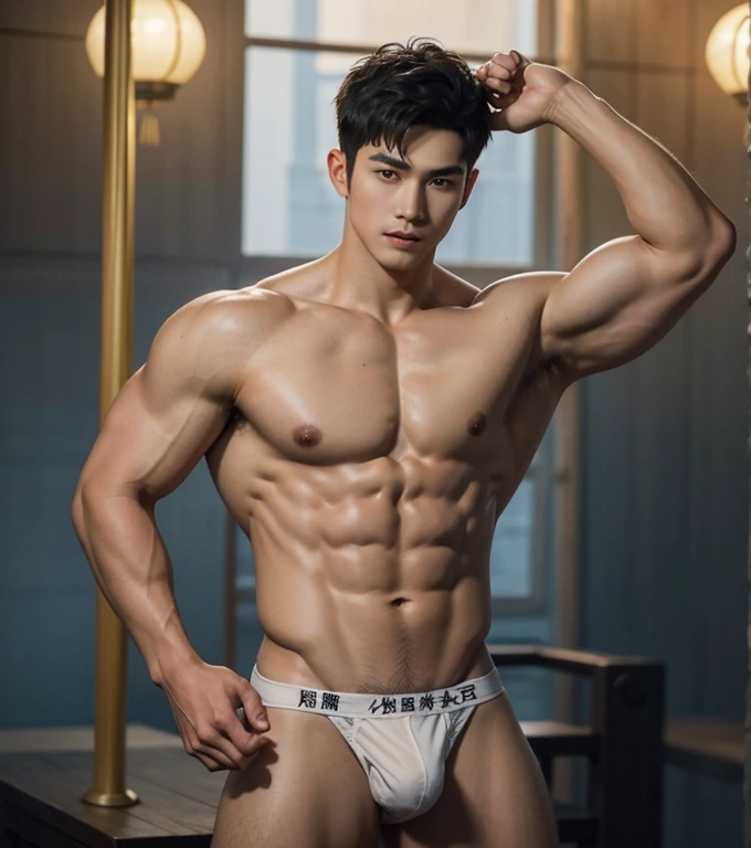 Chinese Men God, Mythology, Chinese odyssy, Handsome , young baby face, Topless, Muscles, Athlete body, Full Frame, Sexy, Professional Lighting, Hanfu Outfit, Chinese Heaven Background,white g string Underwear, white transparent thong , Sexy big bulge form sick shape, manly Warrior, Hanfu God, Hanfu Male, Hanfu Nobel, naked, Seduce, Sex Appeals, Alafard man shirtless carrying a wet transparent coast, muscular body, handsome, manly, inspirite by Zhang Han, Cai Xukun, Kim Do-young, Inspired by Bian Shoumin, Inspired by Xiao Yuncong, yihao ren, yanjun cheng, jinyiwei, inspired by Huang Gongwang, xintong chen, Jacket, wearing japanese thong ,nice butts,naked, long big dick, erection, Tattoo chest, tattoo hands, tattoo arms, tattoo belly, clear studio light, night ancient chinese Buddhism temple background, detailed background, fantasy Chinese themed, the best resolution, 8k, Ultra fullHD, look at the viewer, catching eyes,