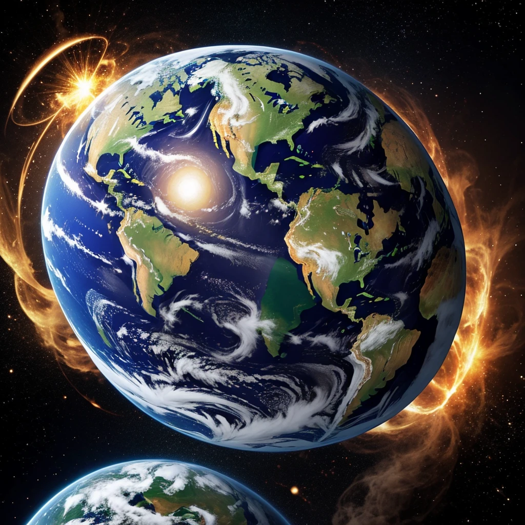 High-quality AI image depicting the world peace symbol, Elements that create a global atmosphere of tranquility