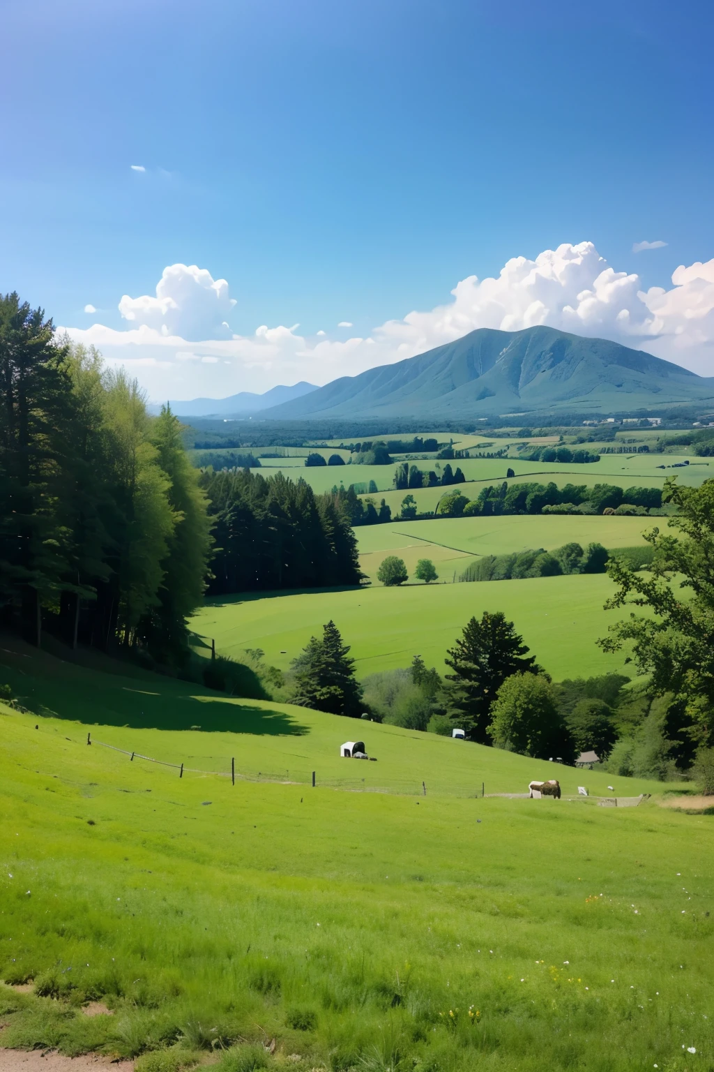 Landscape and pastoral scenery natural style