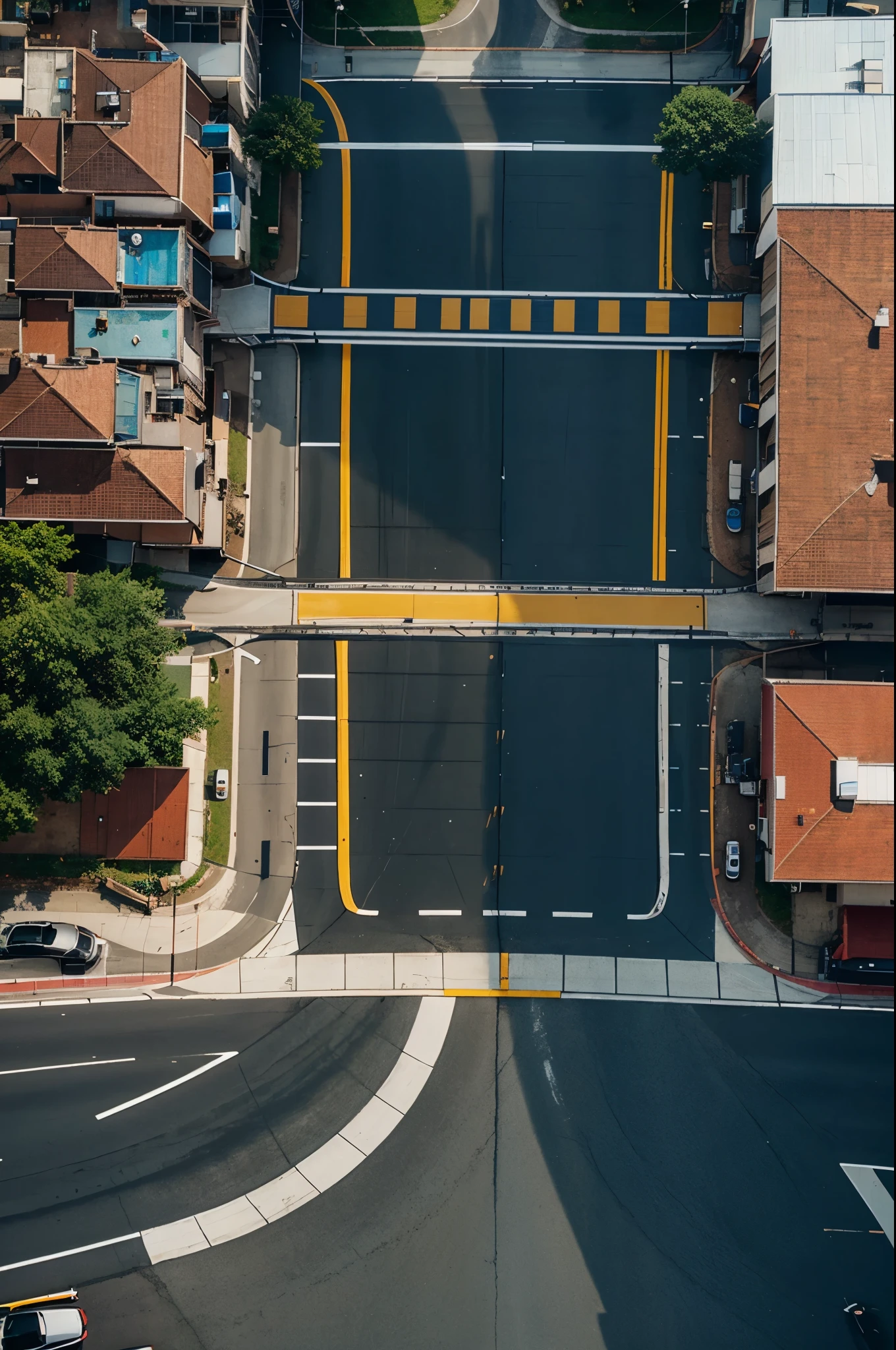 Cross section of road in engineering term