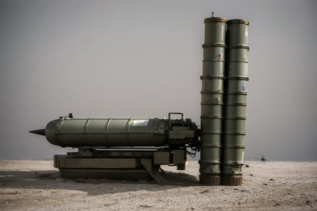 (masterpiece, best quality:1.2), ultra-detailed, Soviet-era Scud-B, Ballistic Missile, (realistic:1.5),