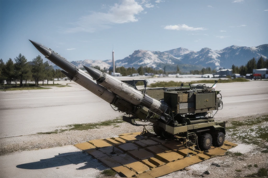 (masterpiece, best quality:1.2), ultra-detailed, Soviet-era Scud-B, Ballistic Missile, (realistic:1.5),