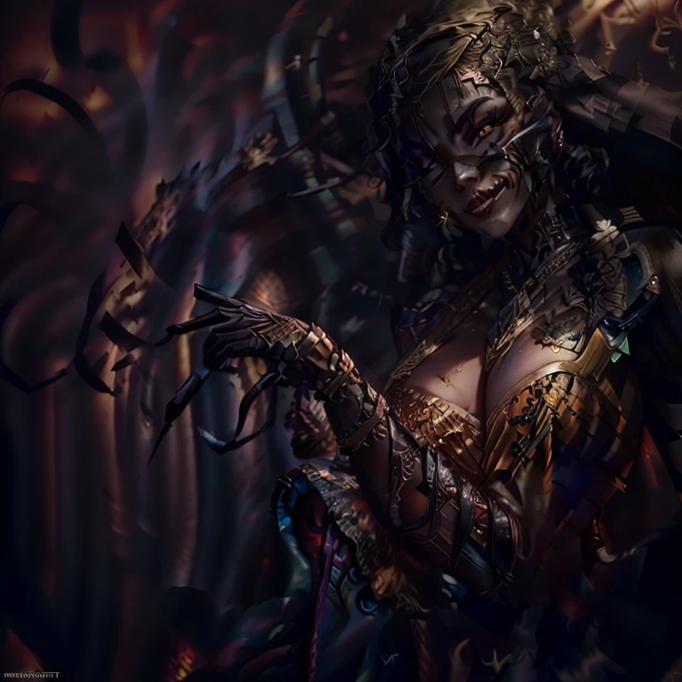 Mileena (mkd) unmasked, teeth skimpy black latex suit perfecteyes eyes, (in a forest), (sexy pose:1.2), 1ms shutter speed, 8k, artstation, backlighting, cinematic lighting, crisp, depth of field, digital painting, dramatically lit, dynamic composition, elegant, F 2.8 lens, highly detailed, hyper detailed, hyper realistic, hypermaximalist, insanely detailed and intricate, intricate, matte, octane render, ornate, professional photoshoot, ray tracing, realism, realistic, sharp focus, smooth gradients, studio quality, subsurface scattering, super detailed, super sharp, volumetric lighting,