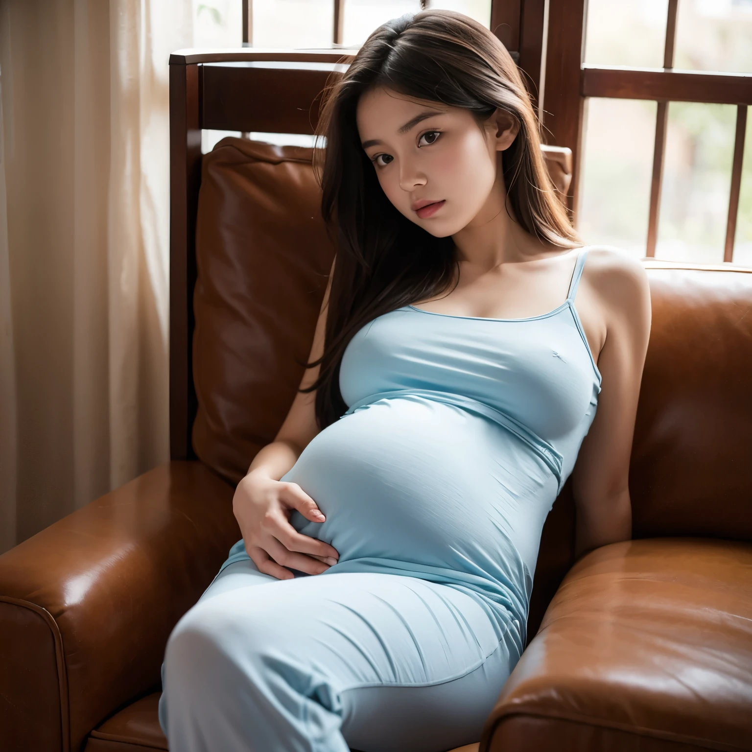 Twelve-year-old pregnant woman