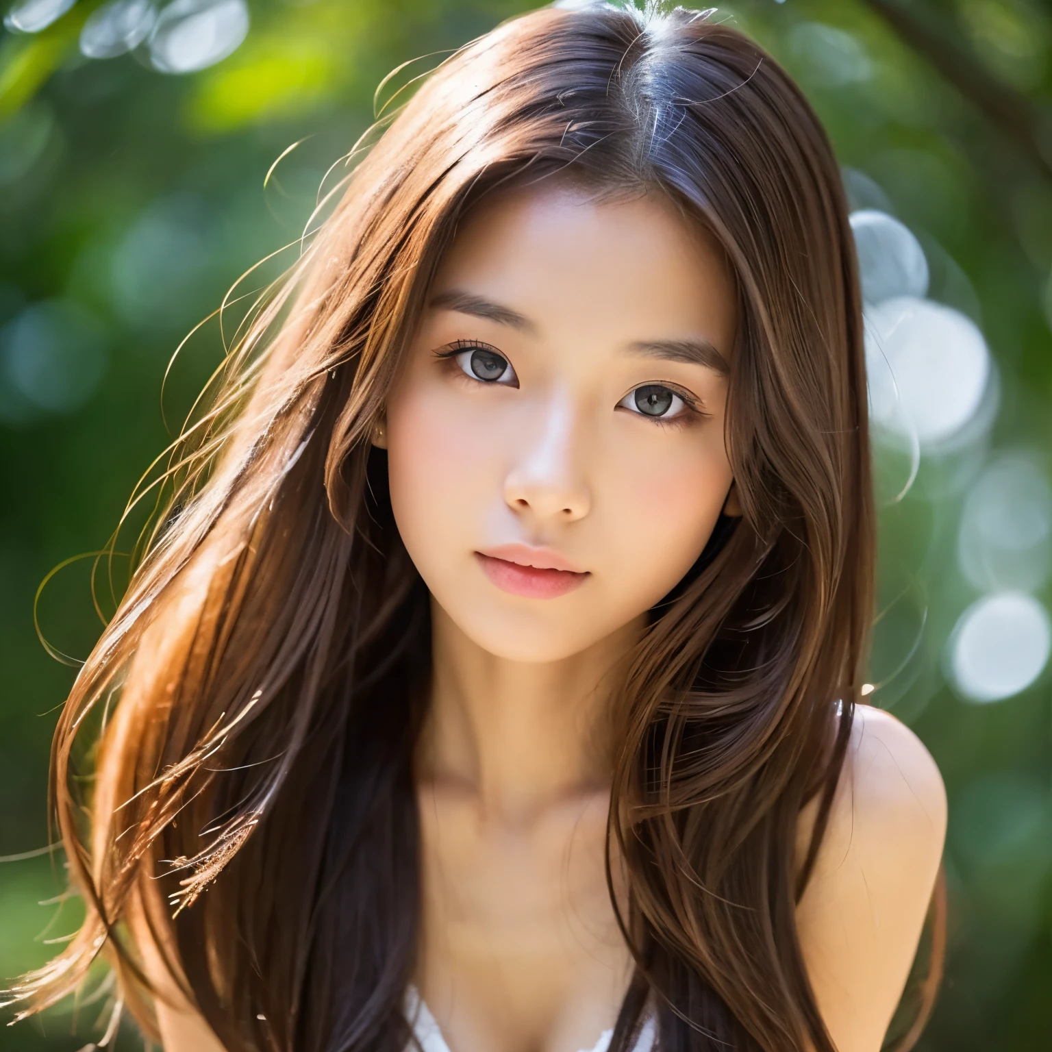 ((Highest quality、8k、masterpiece：1.3))、Sharp focus：1.2、Beautiful woman with perfect style：1.4、Whole body 1.2((Brown haired、Model body type：1.2))、Are standing、(White underwear)、shortcut、Highly detailed face and skin texture、Detailed eyes、double eyelid、Beautiful white skin、Pure、Become a duck&#39;s mouth、kiss、From the thigh up,((Photo taken in the kitchen at home)),