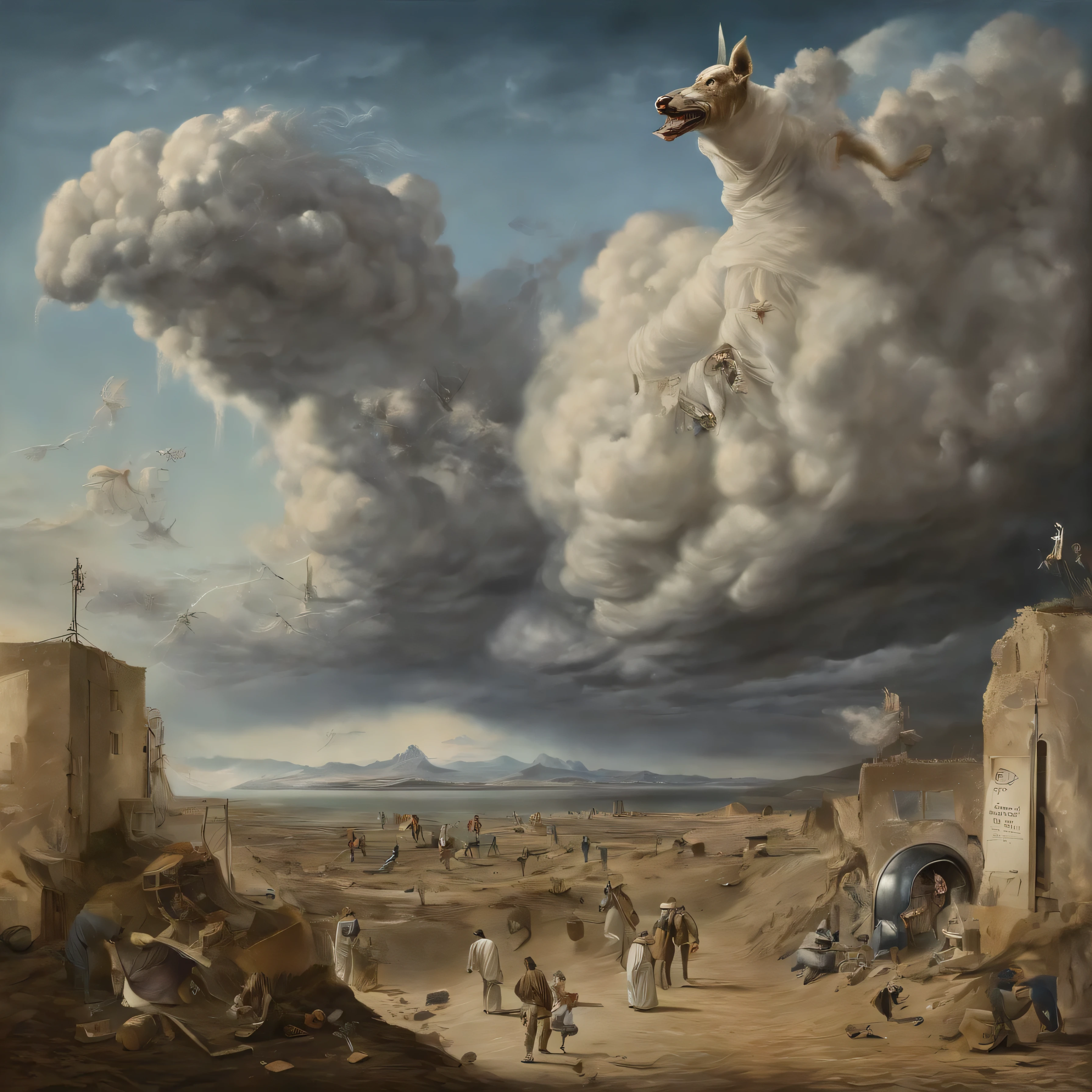 Salvador Dali-style rage、Crying like a storm、Laugh like an idiot