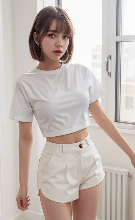 Lalisa short shirt white