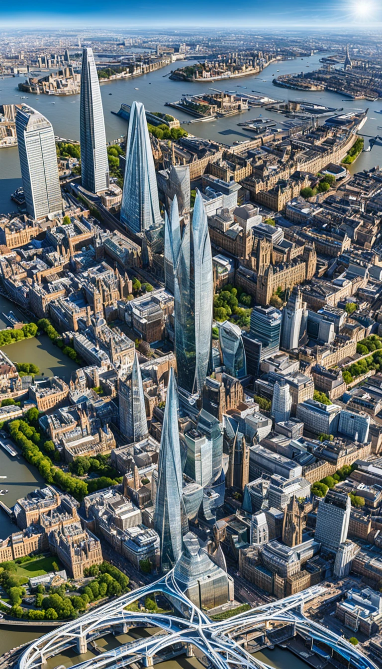 Terjemahkan teks dengan kamera anda
Augmented Reality City View:

Remind: Pedestrians walk through the streets of London in 2067, their eyes magnified with real-time information, directions, and interactive displays. Each image should feature a specific aspect of Britain's futuristic infrastructure, highlighting its technological advances and social benefits.

The image should be visually striking and futuristic, using modern design elements and incorporating a sense of scale and grandeur.

The overall aesthetic should be one of awe and inspiration, conveying the transformative power of technology and the potential for a brighter future.