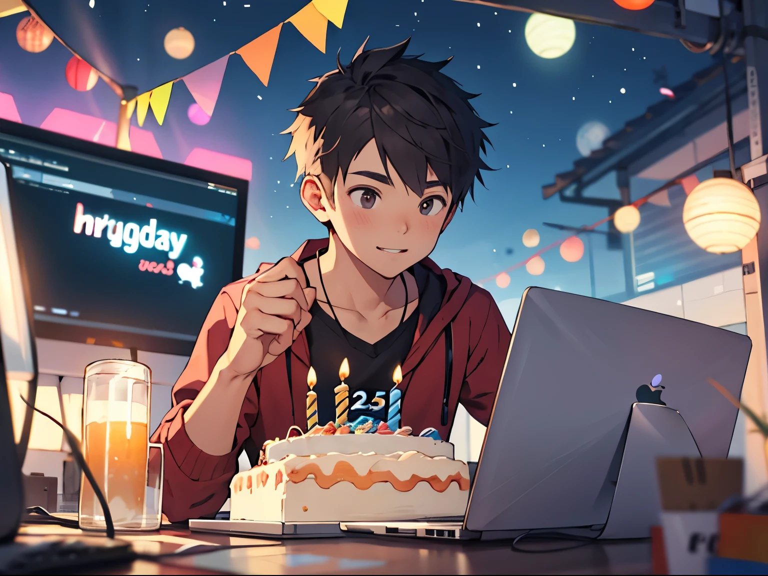 1 boy programer birthday in 25 Year