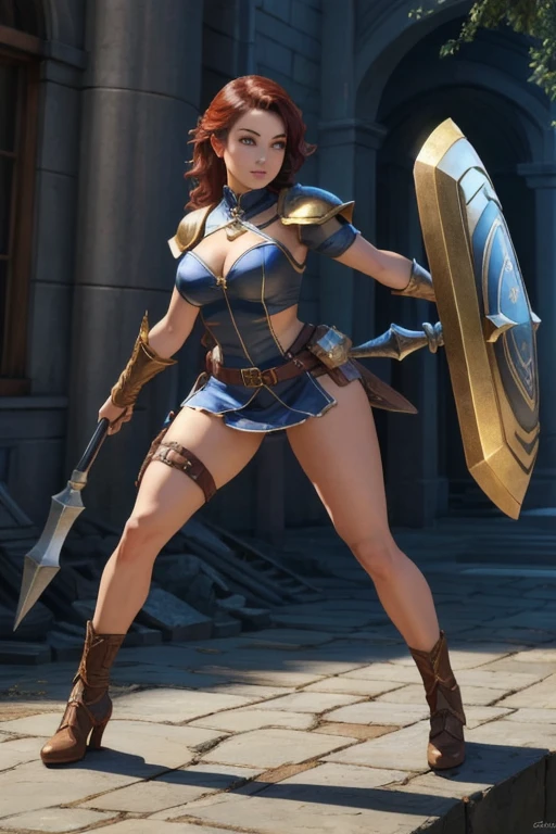 professional full body photo of 1girl, rpg npc, cleric, shield, hammer, action pose, pinup pose,
detailed skin, detailed eyes, detailed face,
high quality, volumetric light, highrez, masterpiece, best quality,
