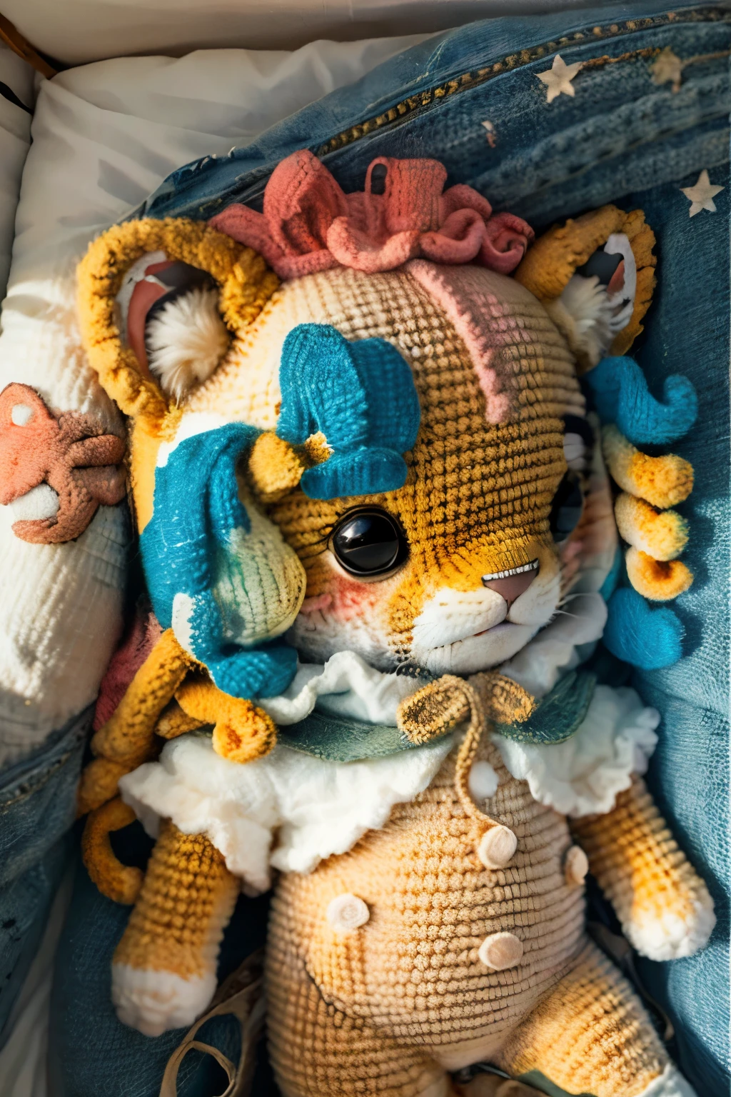 Surrealism、A dreamlike collaboration between a cute lion and a
