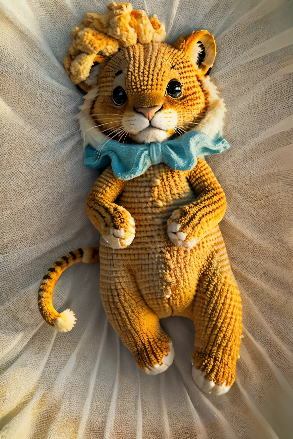 Surrealism、A dreamlike collaboration between a cute lion and a