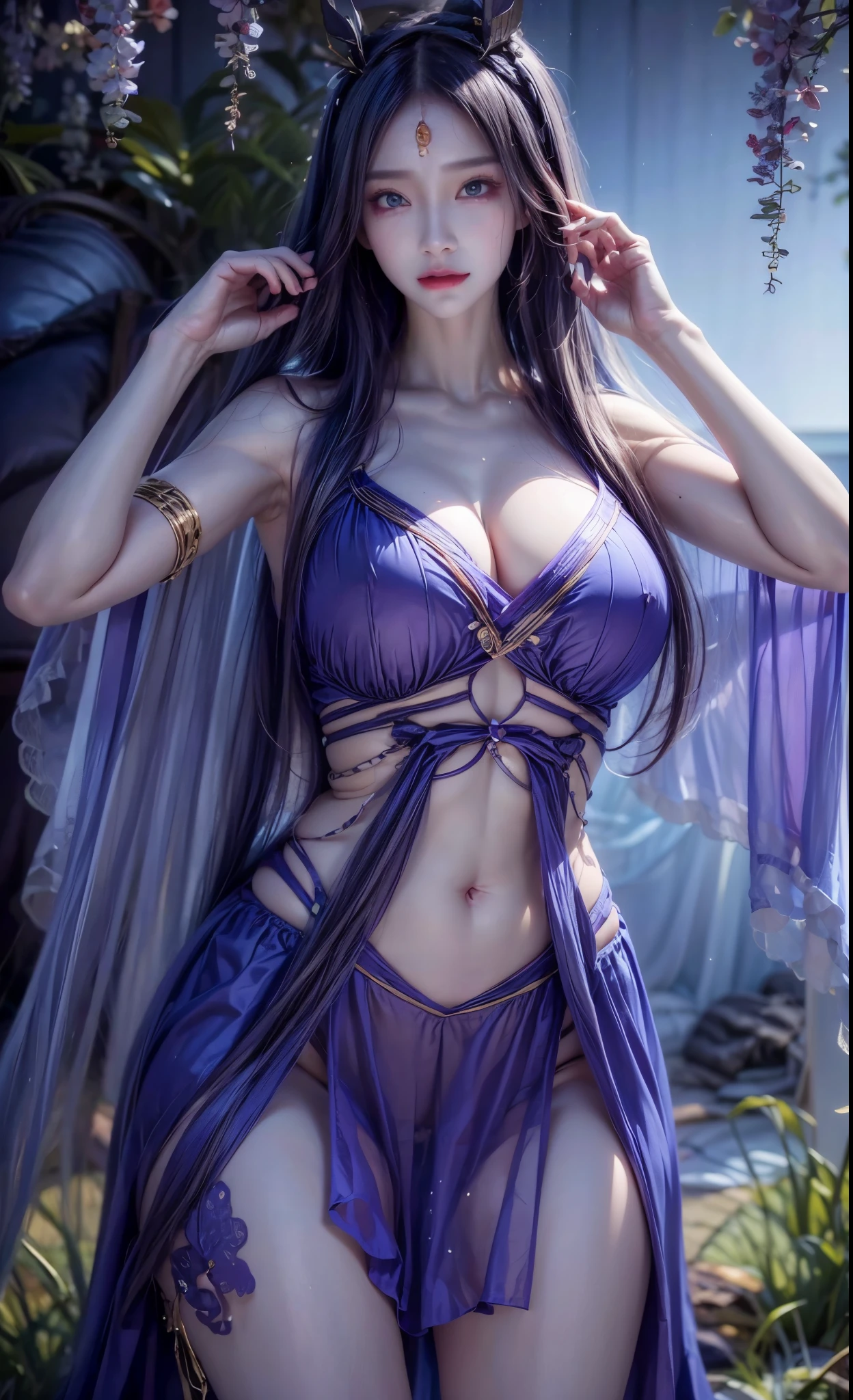 realistic, 1gril, per HD, 12k, wearing Allstars shoes, slim body, rather big body, six pack body, big round breasts, no clothes, beautiful breasts, looking at the camera, sitting on the sofa, long black hair, facial details, detailed person, body details, clothing details, hair details, body details, body details, breast details, vagina details, clothes, eye details, sweat details, water details, pose (knees bent and legs wide apart) whole body