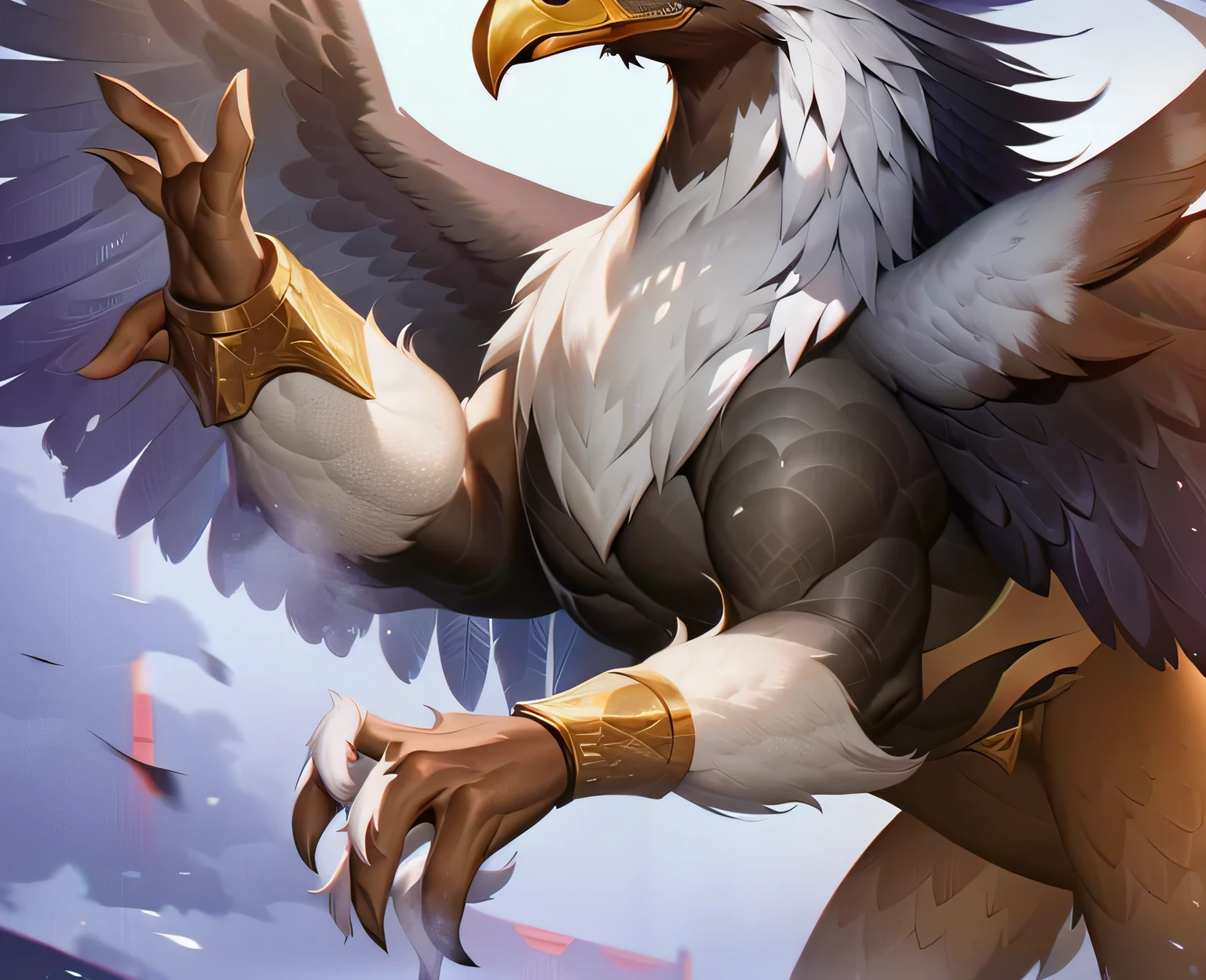Legendary Skin &quot;Griffin&quot;，Eagle&#39;s upper body