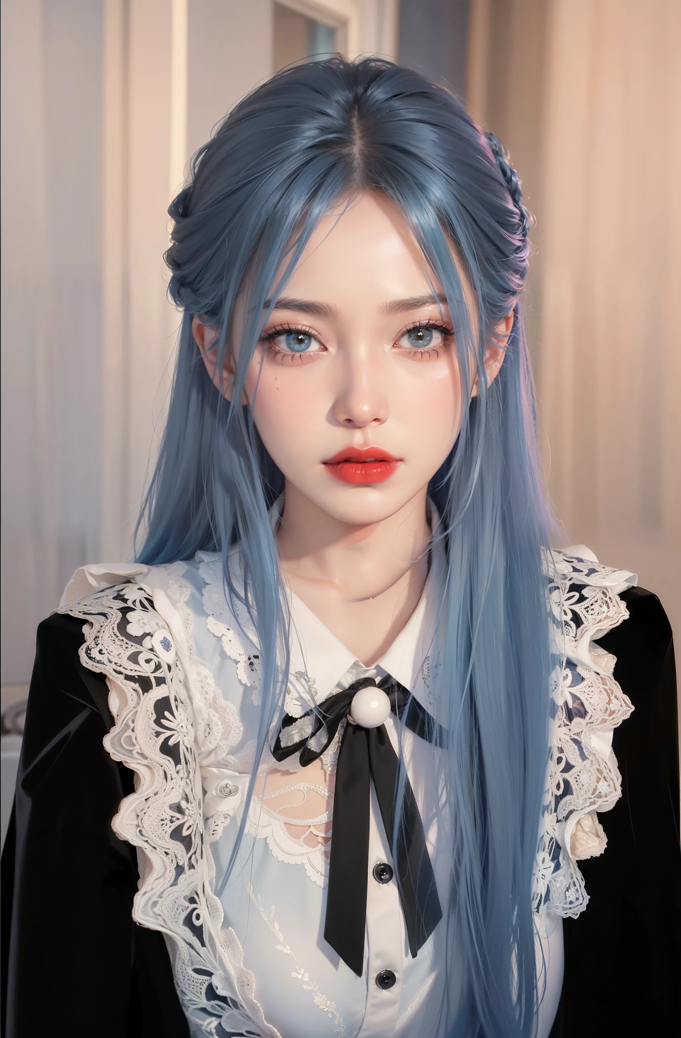 Royal princess,Super detailed, Delicate face, Film stock photography , Portrait 400, F1 Camera Lens.6, rich and colorful, Surreal, Realistic textures, Dramatic Lighting, Thin Film Distiller 800 (8k, original photo, better quality, masterpiece: 1.2), Super detailed, (Extremely delicate skin: 1.2), 8k ultra high definition, SLR camera, Soft Light, high quality.Fire Queen,Blue pupils,Apply red lipstick,Have a tattoo,The tattoo is very three-dimensional,Gorgeous and intricate tattoo designs,8k Mugshot,Large Breasts,Dark eyeshadow,Sexy thick lips(Red lipstick),Silk Skirt,bend over,Lace knee socks
