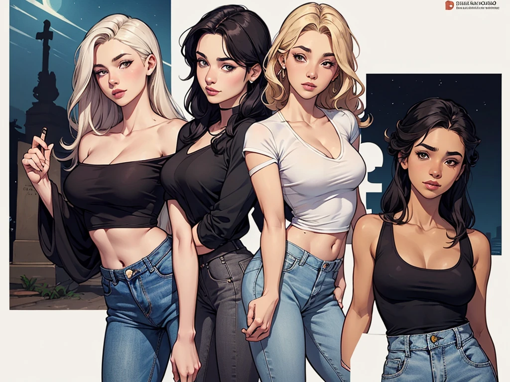 estilo de desenho animado:1.2), fundo branco mulher Imagem de desenho animado de uma mulher , roupas sensuais , garota super valente destemida , Ilustra??o estilo desenho animado, estilo de arte dos desenhos animados, estilo de mulher, Pele branca, olhos verdes, cabelo preto, Cabelo ondulado, cabelo liso, faixa, Cabelo longo, cabelo ao vento, cemetery at night, Jeans apertado, jeans azul, fotografia de bot, linda digital illustration, retrato de alta qualidade, arte em quadrinhos, retrato do design do personagem, white background Busty without clothes and medium breasts female character cast of friends aged 80&#39;roupas e 80&#39;hairstyle cartoon style gemstones waist up portrait mode queen of the south Jennifer Connelly scenery GTA dominatrix gold coins chest with jewelry woman in leather clothes walking down the street, vestindo armadura de assassino de couro, armadura de couro skimpy, roupas de couro de fantasia, Roupa de Fantasia, in a leather espartilho, Yennefer, lara croft medieval, bela assassina feminina, fantasia sombria cyberpunk sedutora, Yennefer de Vengerberg, Armadura deslumbrante, weared em armadura de couro, espartilho, em armadura de couro, estilo cartoon, digital illustration, Estilo GTA Jennifer Connelly moamente detalhado, arte digital detalhada fofa, Fan art horror character design portrait, digital illustration de cabelo preto cacheado lindo retrato de alta qualidade, arte em quadrinhos, retrato do design do personagem, Personagem feminina peituda, without clothes and with medium breasts, estilo cartoon, mulher com roupas de couro andando pela rua, vestindo armadura de assassino de couro, armadura de couro skimpy, roupas de couro de fantasia, Roupa de Fantasia, in a leather espartilho, Yennefer, lara croft medieval, bela assassina feminina, fantasia sombria cyberpunk sedutora, Yennefer de Vengerberg, Armadura deslumbrante, weared em armadura de couro, espartilho, em armadura de couro, estilo cartoon, digital illustration, Estilo GTA Jenn