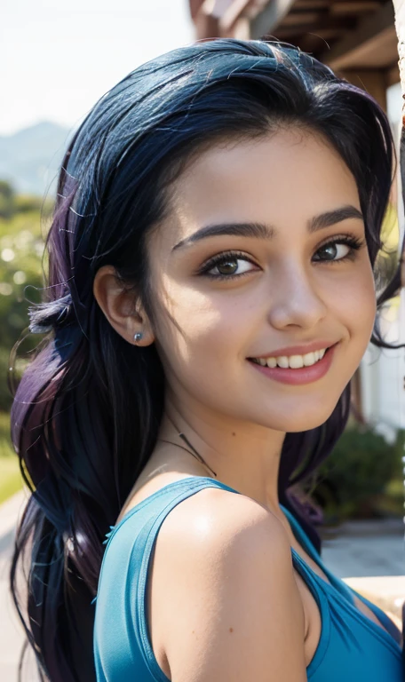 Photo oF a 17 year-old American girl, .CRUDO, beautiFul woman , cabello color purpura , pelo color purpura ((retrato)), ((Cara detallada:1.2)), ((Detailed Facial Features)), (Piel Finamente detallada) , ojos color.azul , 、un sexy(color fresco), wet, wet, ReFlectoreasutepiece) (proporciones perFectaotos realistas)(La mejor calidad) (Detallado) FotograFiado con una EOS R5 de Canon, lente de 50 mm, F/2.8, NFFSW, (8K) (papel tapiz) (cinematic lighting) (dramatic lighting) (sharp Focus) (Enrevesado) senos grandes , pechos grandes , cuerpo completo , hermoso cuerpo de adolesente ,lindo maquillaje , gran sonrisa , labios rojos. Mlp , Rarity , ropa interior sexy , pijama sexy , tiene tatuaje de diamantes en la pierna , foto dinamica , foto recostada en la cama , posando recostada , pose atrevida , dentro de casa , noche , sonrisa , felicidad