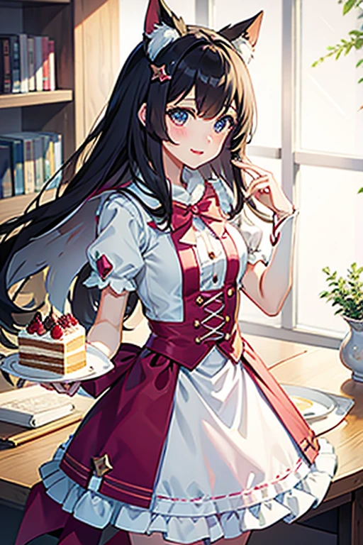 Cake dress, magical girl