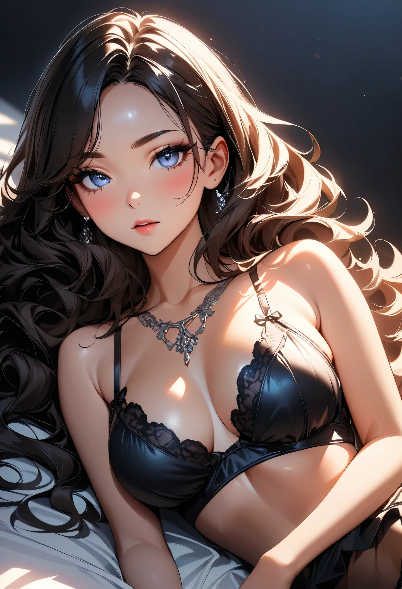 (anime style),masterpiece, best quality, ultra-detailed, glistening shiny, glowing light, ray tracing, HDR, deph of field, (perfect face, detailed face, detailed eyes),(big :1.2),8k,HD,ultra realistic face,ray tracing,perfect lighting,best quality, ultra-detailed, shiny eyes, (looking at viewer,sensual smile kiss:1.1), ((1girl)), (gyaru, mature female:1.4),hourglass_body shape, marin,long hair,((black gradient hair)),multicolored eyes, gradient eyes, (glowing eyes:1.1), (fashion make up), large boods, big boods, parted lips, short pants, shirt,, pleated pants, earrings, necktie, choker, grin, bracelet, plaid,black choker, plaid pants, piercing, ear piercing, bright pupils,tied shirt, bead bracelet,white background, take a picture at the back position.