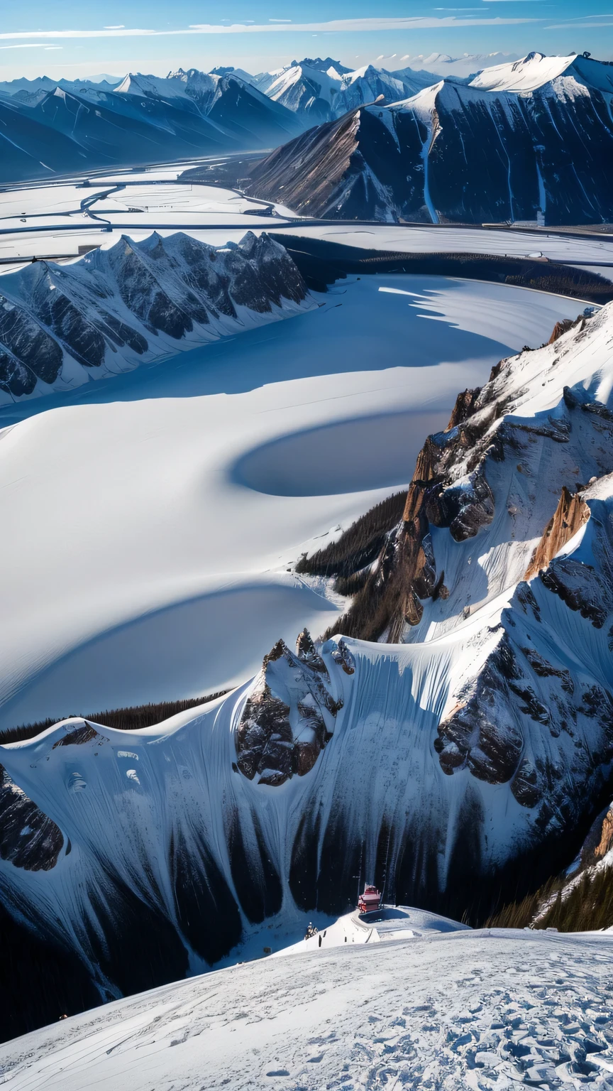 Changbai Mountain，ice，Beautiful view。