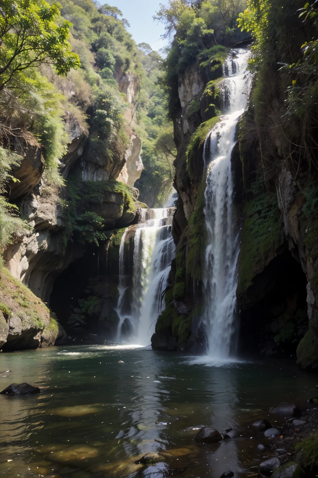 CRIE UMA FOTO DE UMA PAISAGEM DA NATUREZA PERFEITA 