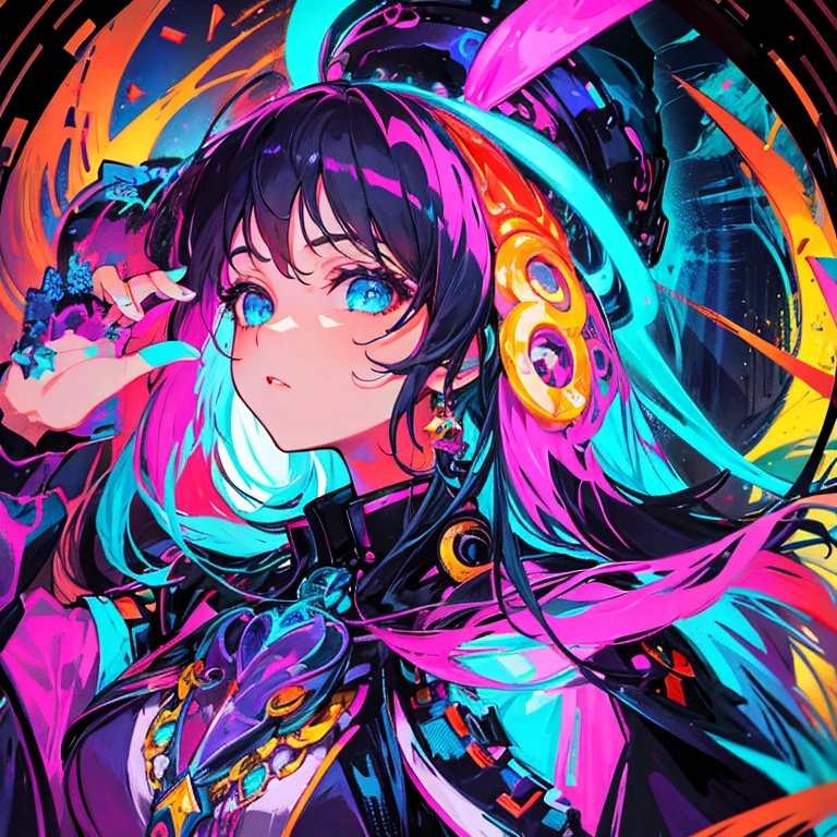 highest quality, The most beautiful woman in the world,Crazy Ideas, Crazy colors, Crazy Details, Crazy contrast, Disorganized, A strange and mysterious world, A very ordinary and unremarkable frame