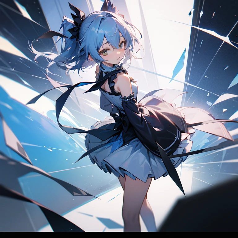 Chroma Harmonix is a unique and captivating female VTuber that draws inspiration from the vibrant world of music and colors. Her design seamlessly blends artistic expression with technology, creating a character that's both visually striking and creatively dynamic.
Appearance:
Hairstyle and Color: Chroma's hair is a mesmerizing gradient that shifts between all the colors of the rainbow, resembling the spectrum of light. The hair seems to flow and pulse in tune with the beats of her streams.
Eyes: Chroma's eyes are large and expressive, each one resembling a dynamic equalizer display. The colors within her eyes change rhythmically based on the tempo and mood of the music she plays during her streams.
Outfit: She wears a sleek, form-fitting outfit adorned with holographic patterns that react to the sound waves of music. The outfit features a blend of futuristic elements and artistic flair, with interactive LED panels that create stunning visual displays in sync with the music.
Accessories: Chroma's accessories include soundwave-inspired bracelets that emit soft glows, and virtual headphones that appear to float around her head, adjusting themselves based on the music's tempo.