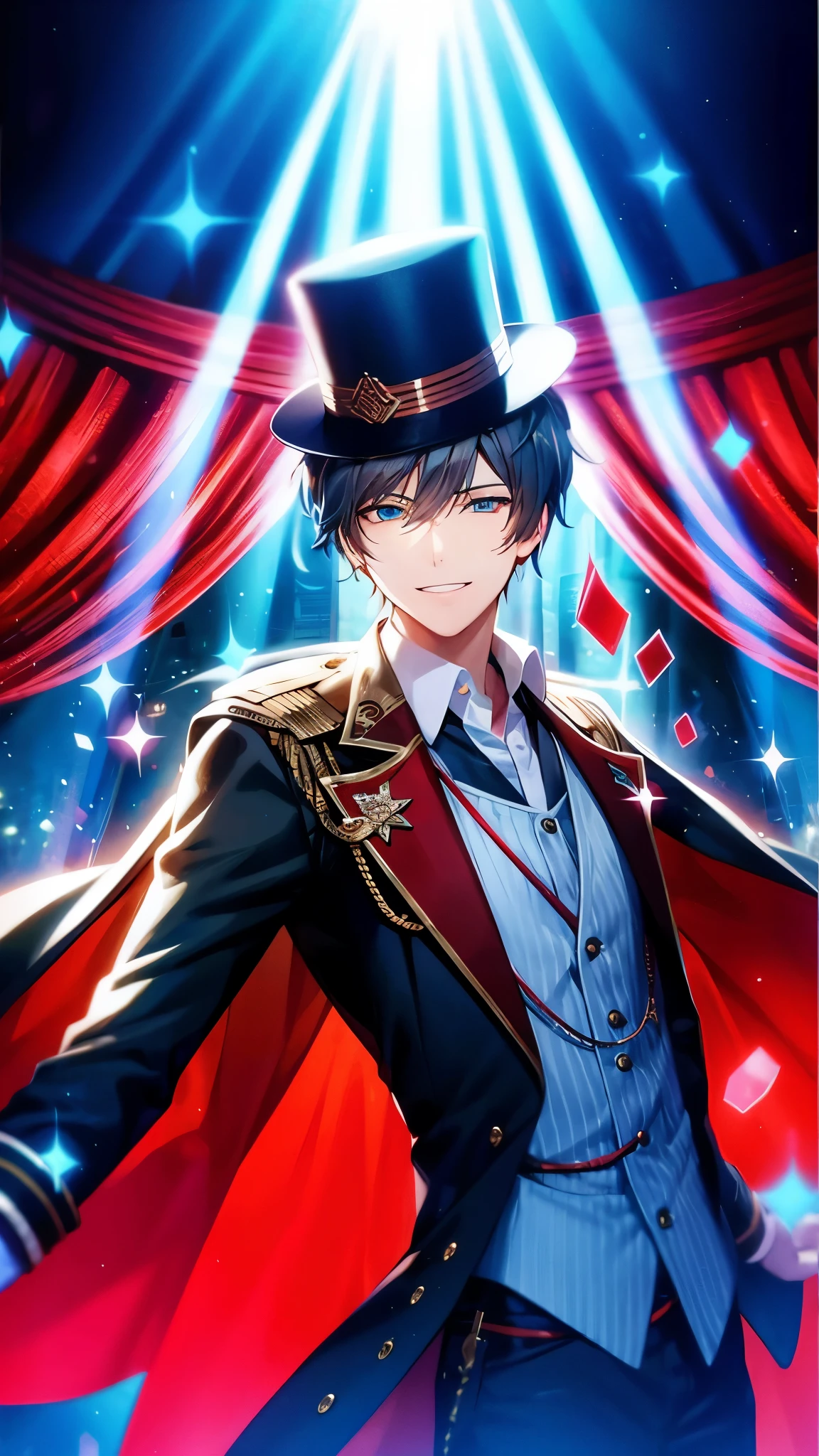 a handsome guy、Serious expression、Cool and beautiful face、Highly Detailed CG Unity 8K Wallpaper, (super masterpiece, Beautiful person, well detailed face polluted smile, It&#39;s photorealistic, Hyperrealistic)Cool and handsome face