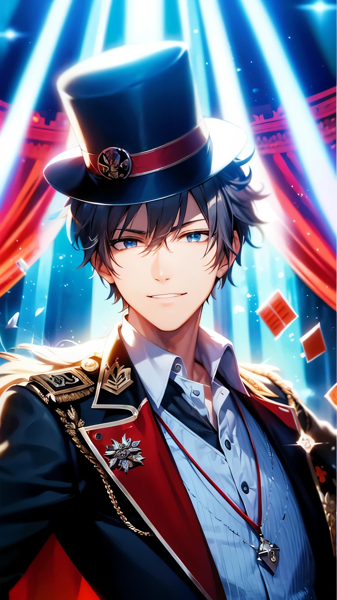 a handsome guy、Serious expression、Cool and beautiful face、Highly Detailed CG Unity 8K Wallpaper, (super masterpiece, Beautiful person, well detailed face polluted smile, It's photorealistic, Hyperrealistic)Cool and handsome face