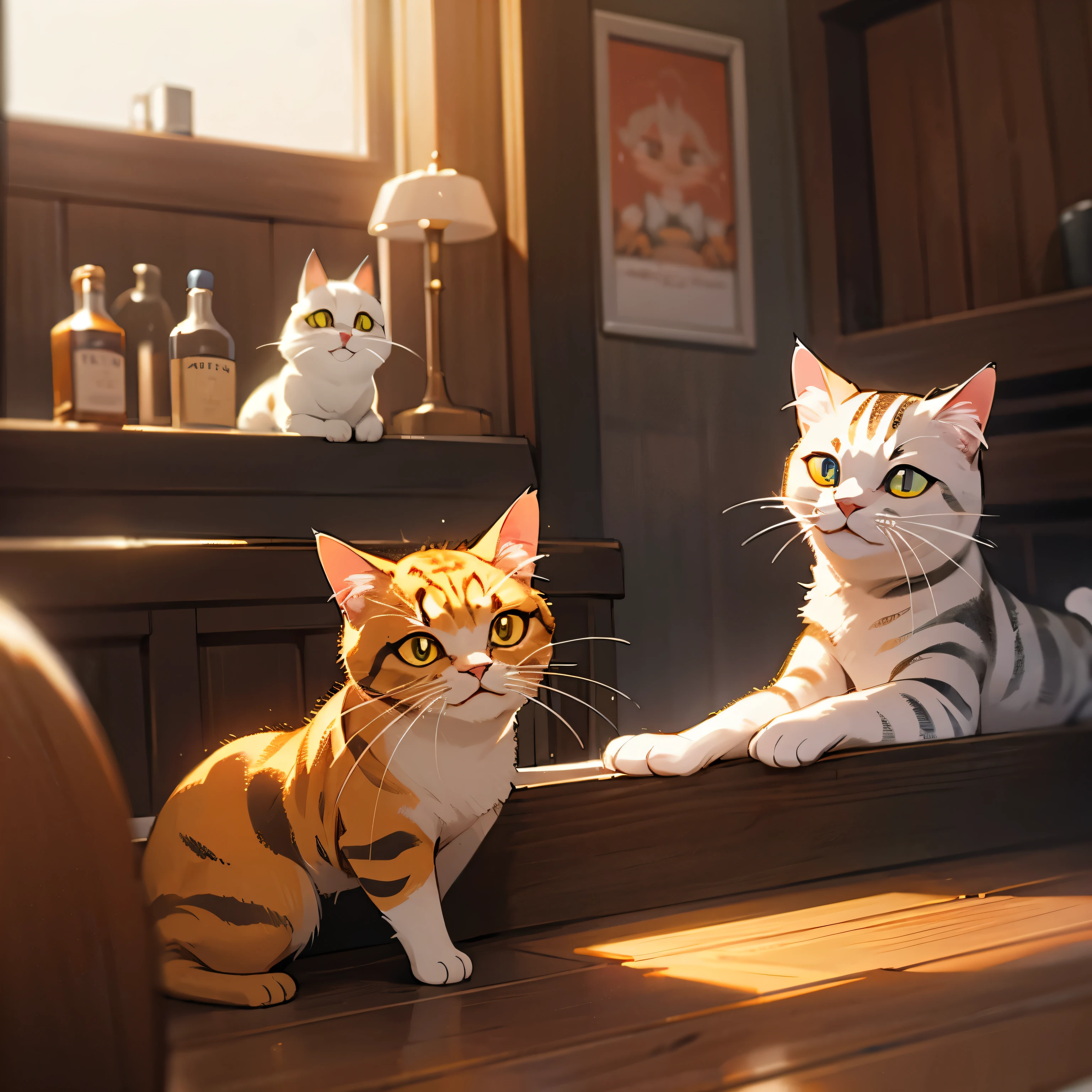 Cats and whiskey