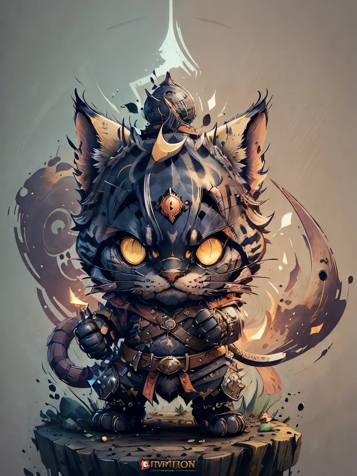 Little cat warrior