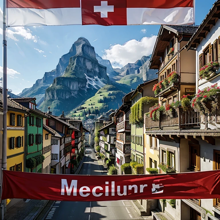 Switzerland themed banner