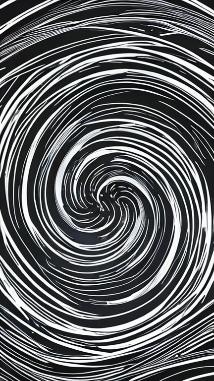 abstract drawing、(((Random spiral curve)))