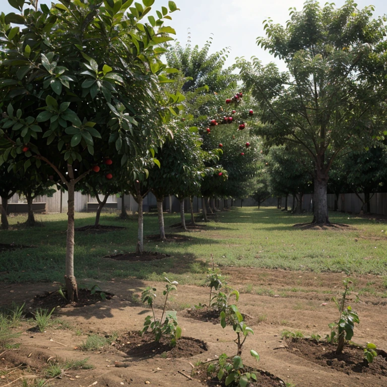 Create a fruit tree plantation