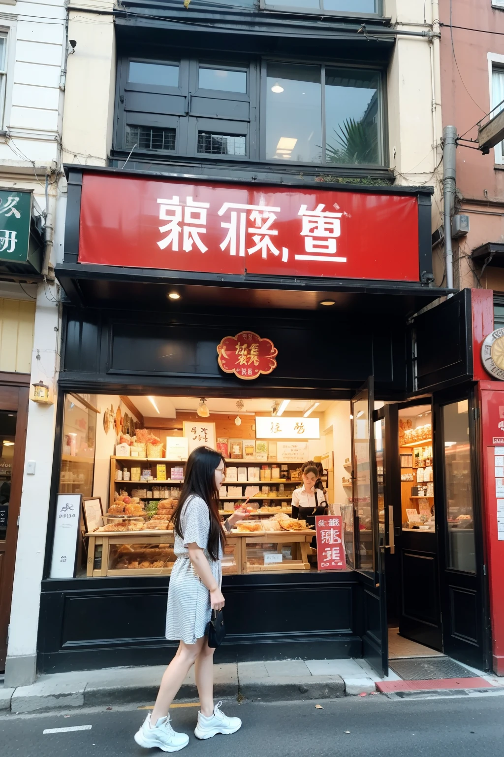 Design a shop sign，The shop sign reads &quot;Haohuan Palm Treasure BBQ&quot;