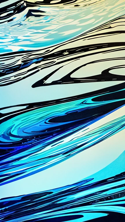 Kanze Water、abstract drawing、
