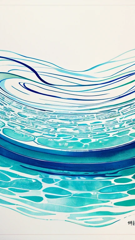 Kanze Water、abstract drawing、