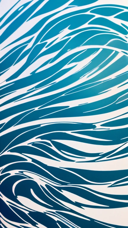 Kanze Water、abstract drawing、PAPERCUT、Spiral ripples,
