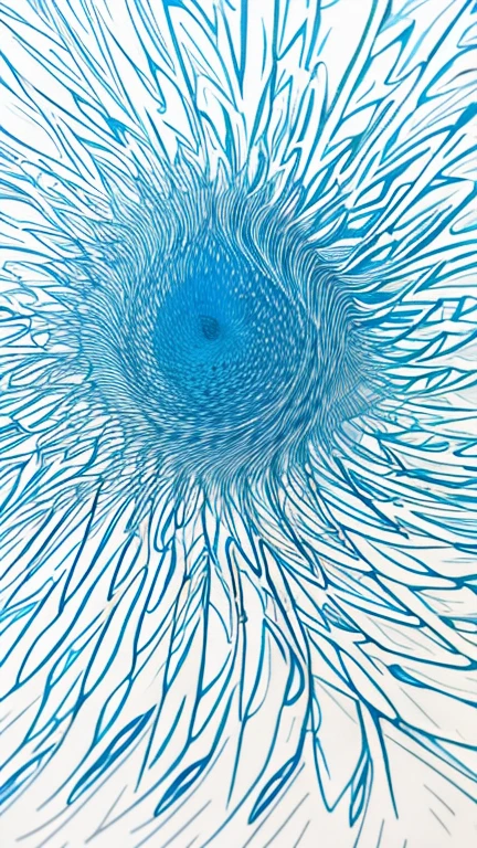 Kanze Water、abstract drawing、PAPERCUT