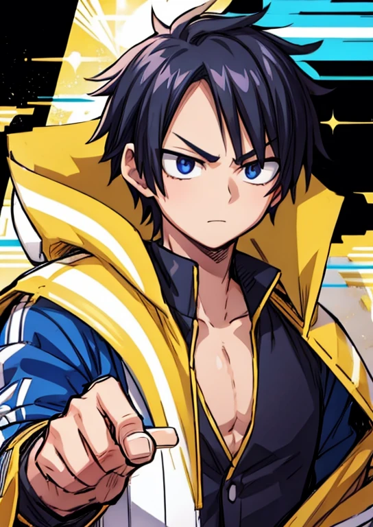 Handsome,male,shout,Pointy Head,anime