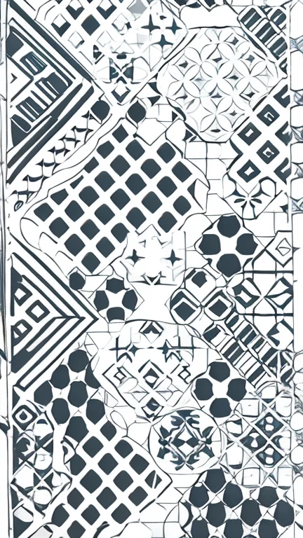 Arabesque pattern、abstract drawing、PAPERCUT