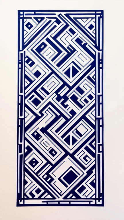 Arabesque pattern、abstract drawing、PAPERCUT