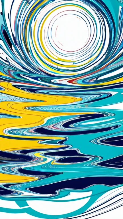 Kanze Water、abstract drawing、