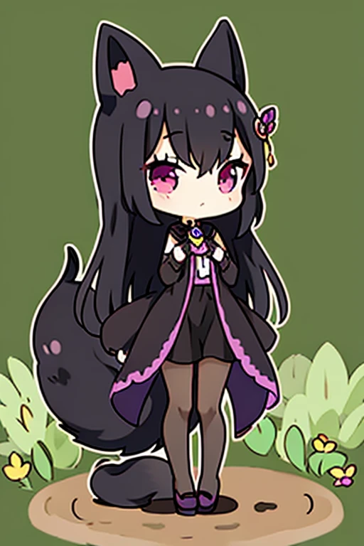 succubus costume, small demonic wings, adolescent, hands on hip, keep positioning, thin black heart shaped tail, black Japanese outfit with teal accents, demonic, (fishnet stockings)