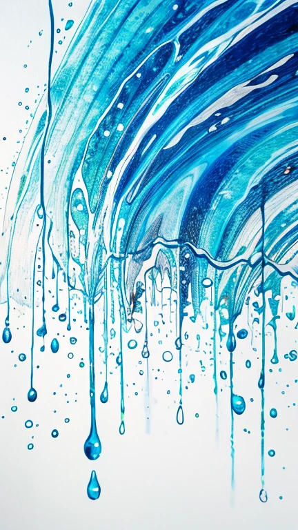 Kanze Water、abstract drawing、