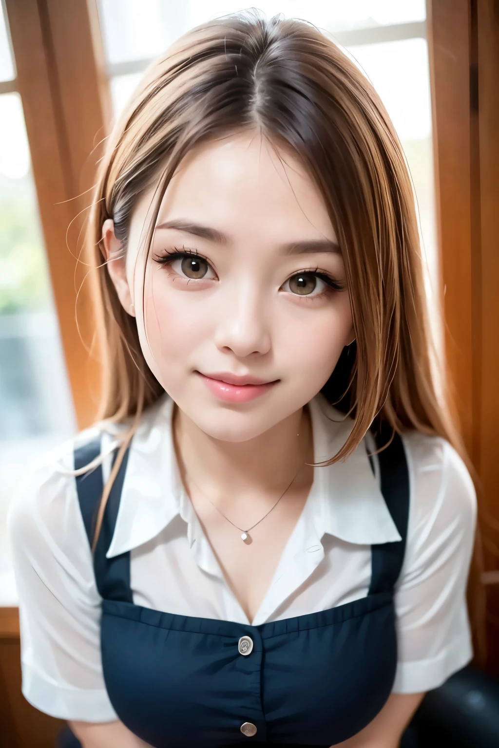 (((masterpiece))), (((highest quality: 1.4))), ((Super Detail: 1.4)) , ulzzang-6500-v1.1, (Raw photo:1.2), (Photorealistic), (See-through:1.3), (masterpiece), (Genuine:1.4), Very detailed, Sharp focus, Tensura、luminous valentine、One beautiful woman, ((Beautiful shiny silver hair))、Detailed eyes、Detailed face、((The left and right eyes are different colors!!!)), ((Red right eye、Blue left eye))、Gothic ta Maid Clothing、Knee-high、