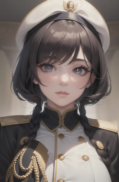 "(A perfect masterpiece:1.2), (Best Quality:1.2), A stunning face, uniform, mature and chubby, Large pupils, Bright Eyes, compensate, Long and luxurious eyelashes, Fuller lips, Irresistible charisma."